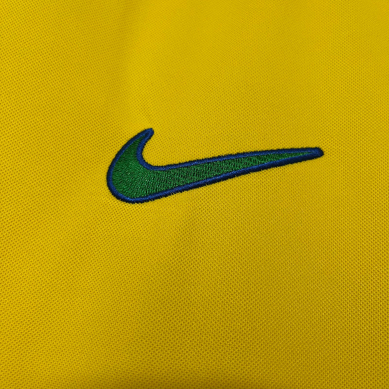 Camisa Brasil Home 1998 - Versão Retro