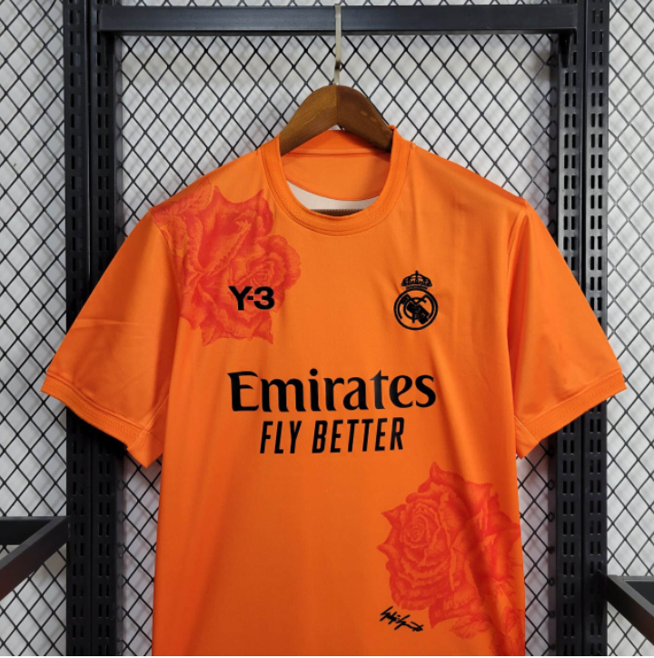 Camisa Real Madrid Edição Especial Y3 Laranja - Torcedor Masculina