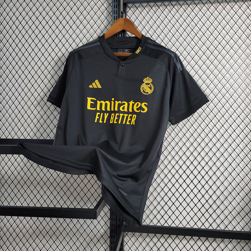 Camisa Real Madrid III Black 23/24 - Torcedor Masculina