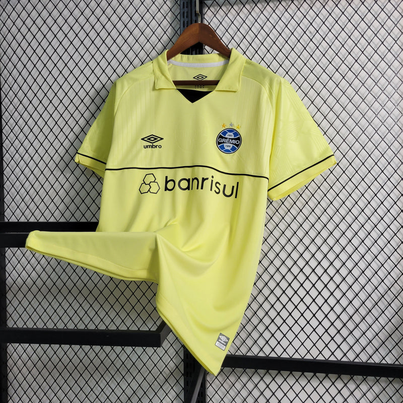 Camisa Grêmio Goleiro 23/24 - Torcedor Masculina - Amarela