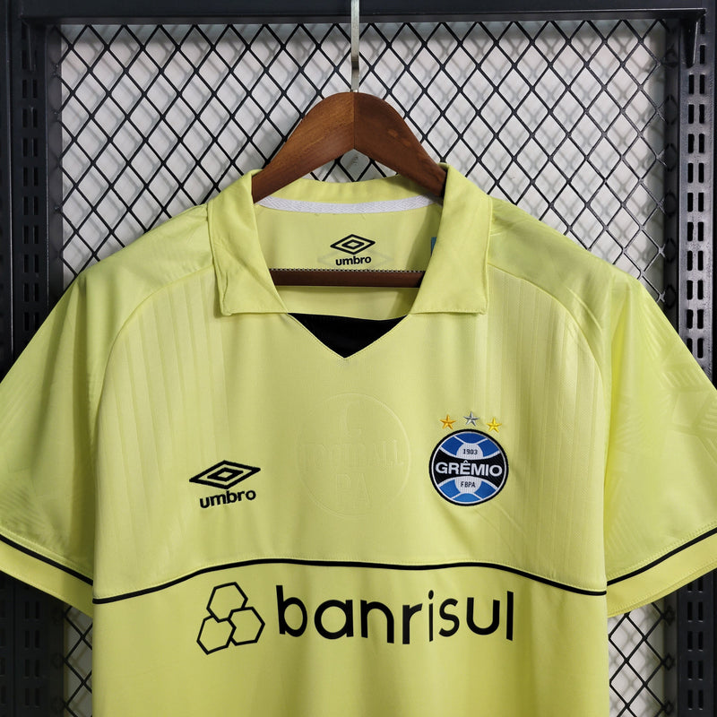 Camisa Grêmio Goleiro 23/24 - Torcedor Masculina - Amarela