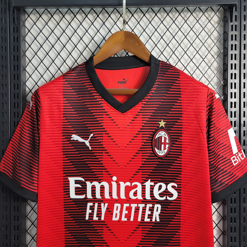 Camisa Milan Home 23/24 - Torcedor Masculina