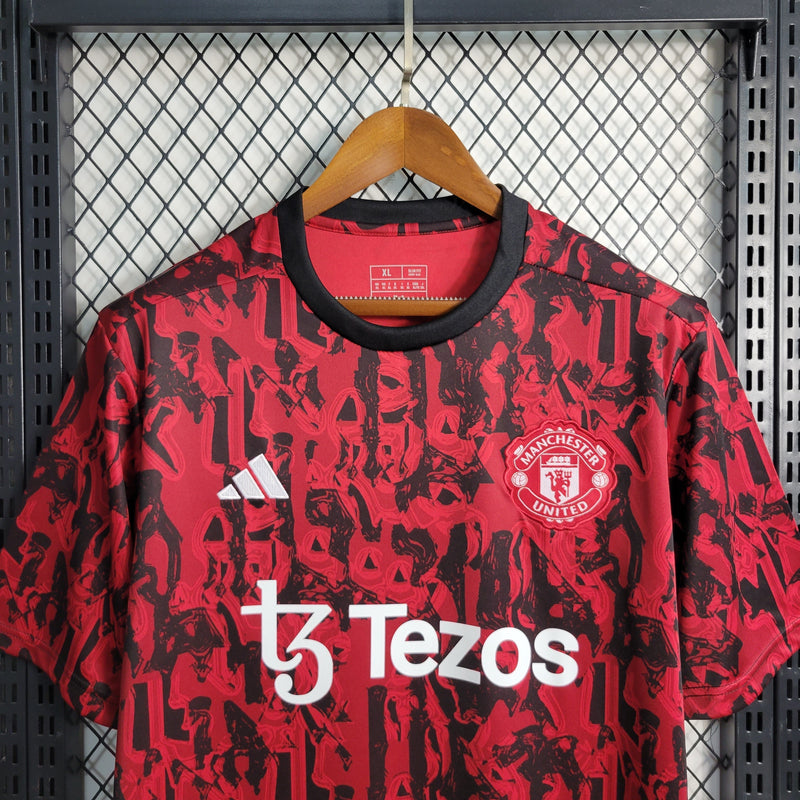 Camisa Manchester United Treino 23/24 - Torcedor Masculina