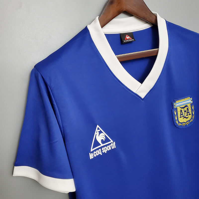 Camisa Argentina Away 1986 - Versão Retro