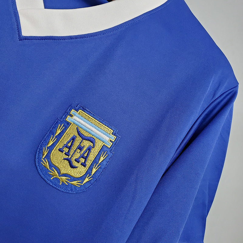 Camisa Argentina Away 1986 - Versão Retro