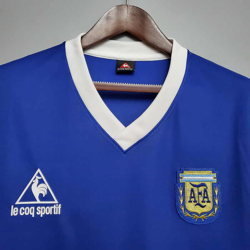 Camisa Argentina Away 1986 - Versão Retro