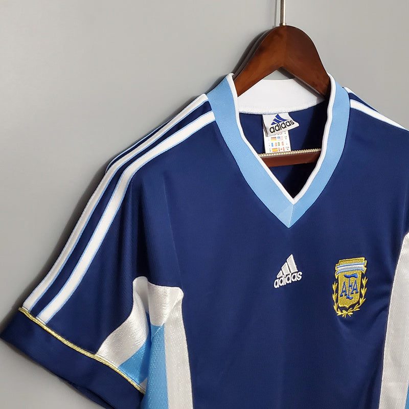 Camisa Argentina Away 1998 - Versão Retro