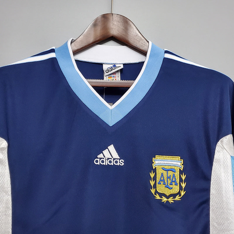 Camisa Argentina Away 1998 - Versão Retro