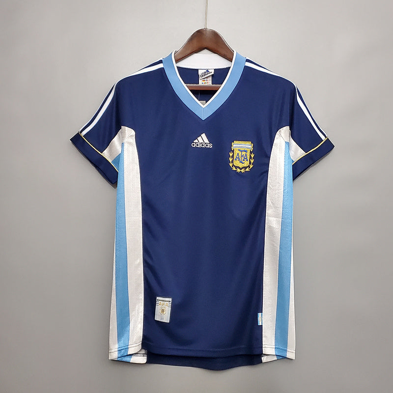 Camisa Argentina Away 1998 - Versão Retro