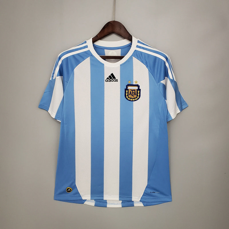 Camisa Argentina Titular 2010 - Versão Retro