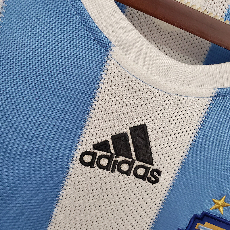 Camisa Argentina Titular 2010 - Versão Retro