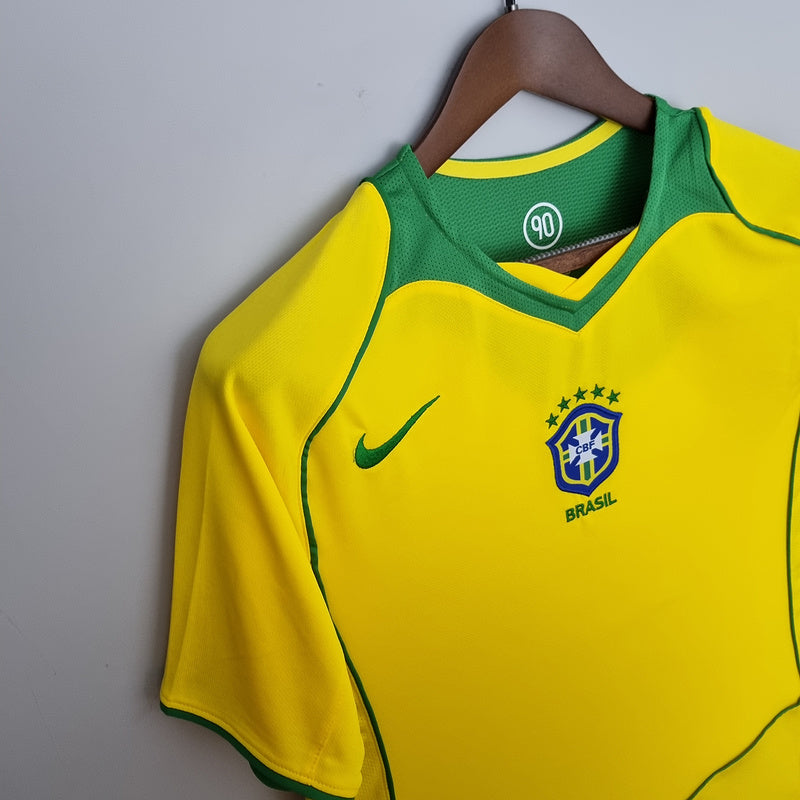 Camisa Brasil Home 2004 - 2006 - Versão Retro