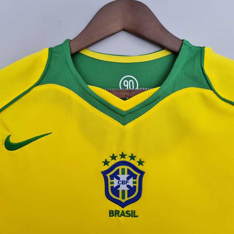 Camisa Brasil Home 2004 - 2006 - Versão Retro