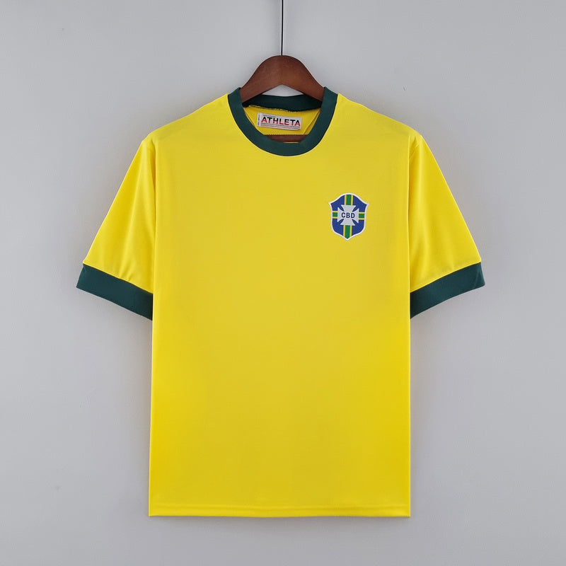 Camisa Brasil Home 1970 - Versão Retro