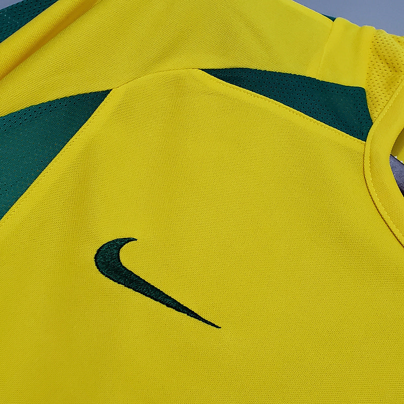 Camisa Brasil Home 2002 - Versão Retro