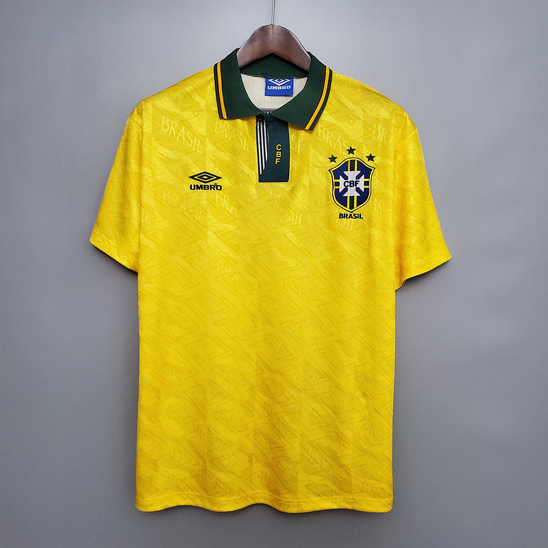 Camisa Brasil Home 91-93 - Versão Retro