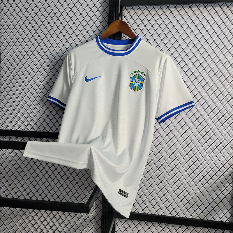 Camisa Brasil Branca Comemorativa - Torcedor Masculina