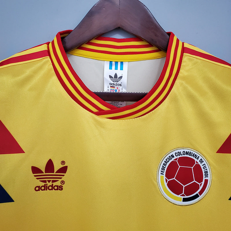 Camisa Colombia 1990 - Versão Retro