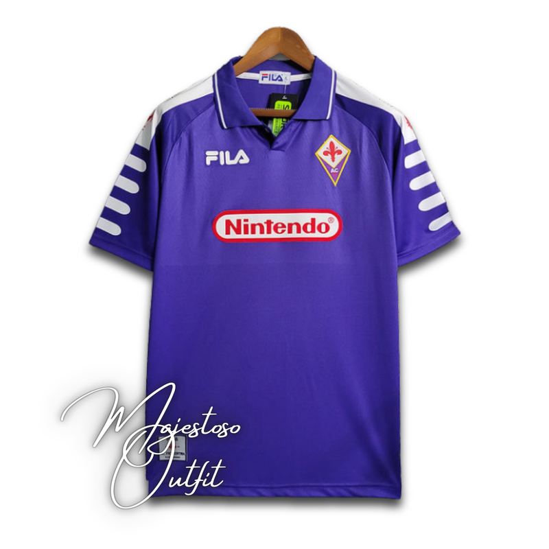 Camisa Fiorentina 1998/1999 Nintendo - Versão Retro