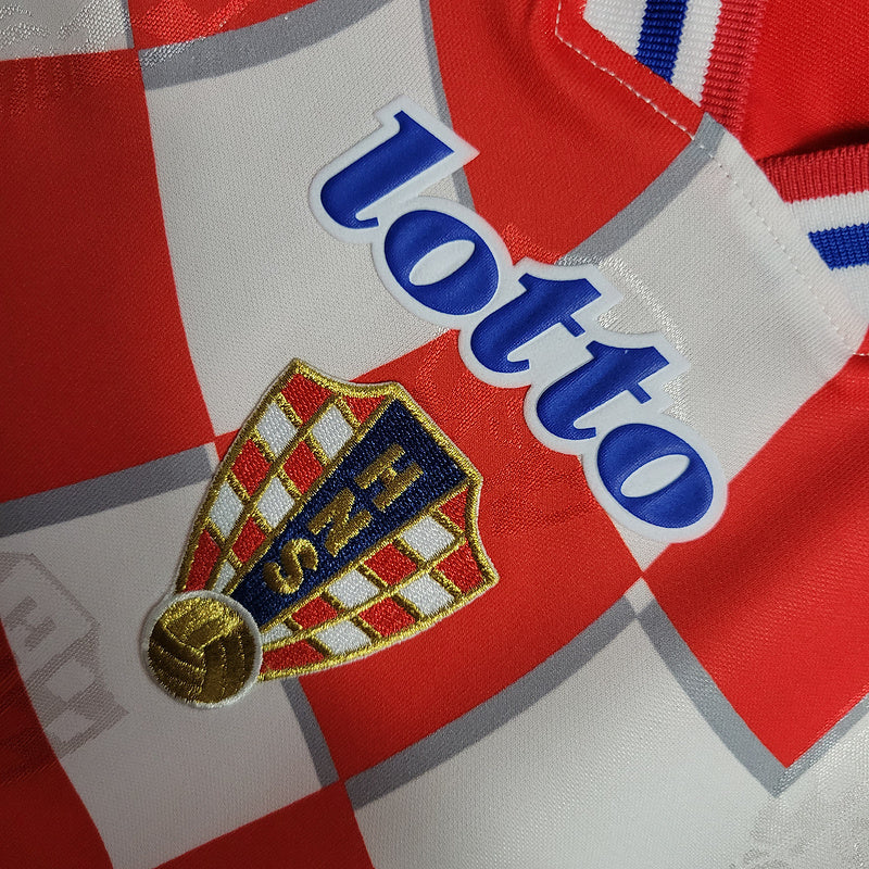 Camisa Croacia 1998 - Versão Retro