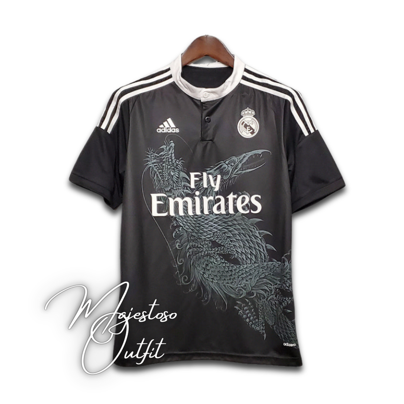 Camisa Real Madrid Edição Especial Black 2014/2015 - Versão Retro