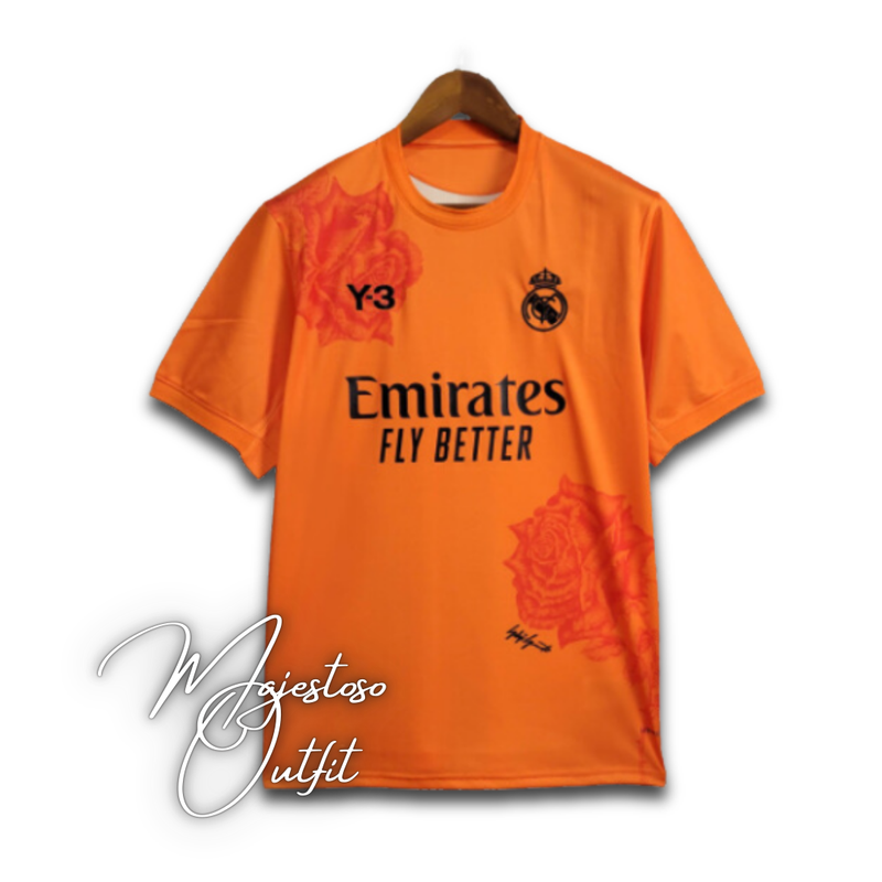 Camisa Real Madrid Edição Especial Y3 Laranja - Torcedor Masculina