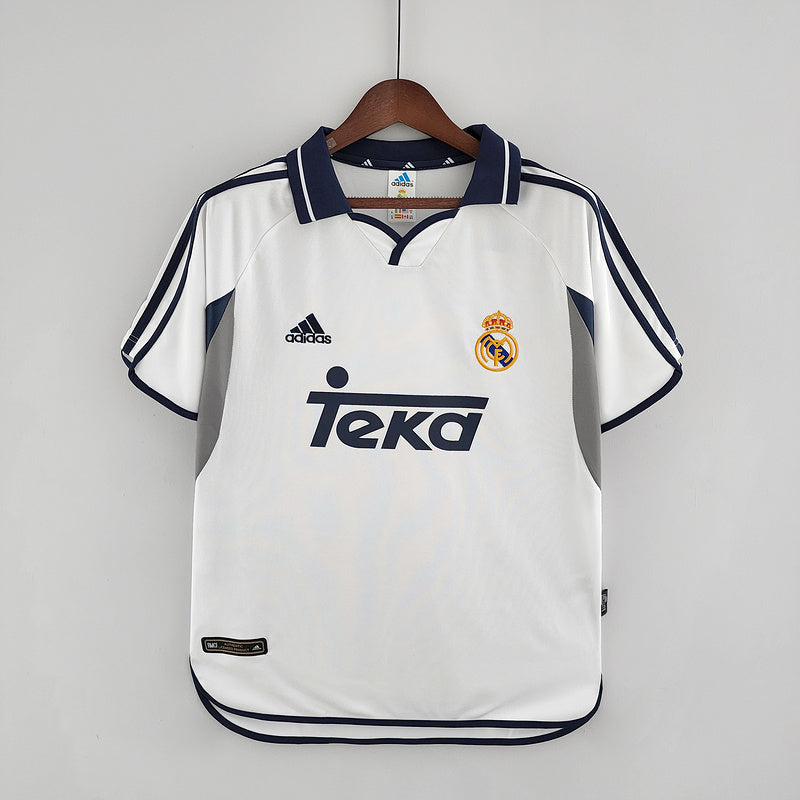 Camisa Real Madrid Home 2000/2001 - Versão Retro