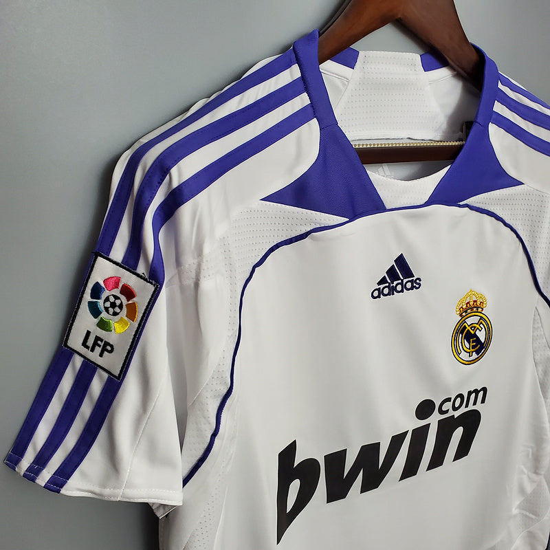 Camisa Real Madrid Home 2007/2008 - Versão Retro