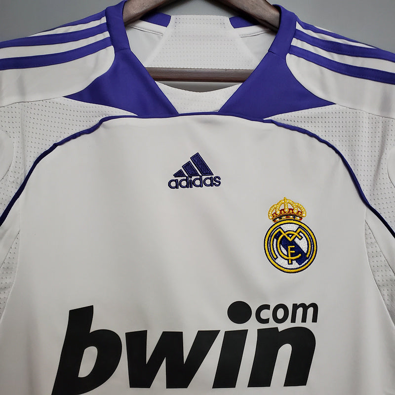 Camisa Real Madrid Home 2007/2008 - Versão Retro