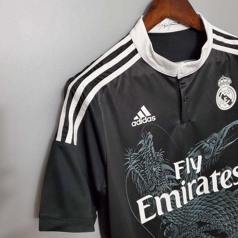 Camisa Real Madrid Edição Especial Black 2014/2015 - Versão Retro