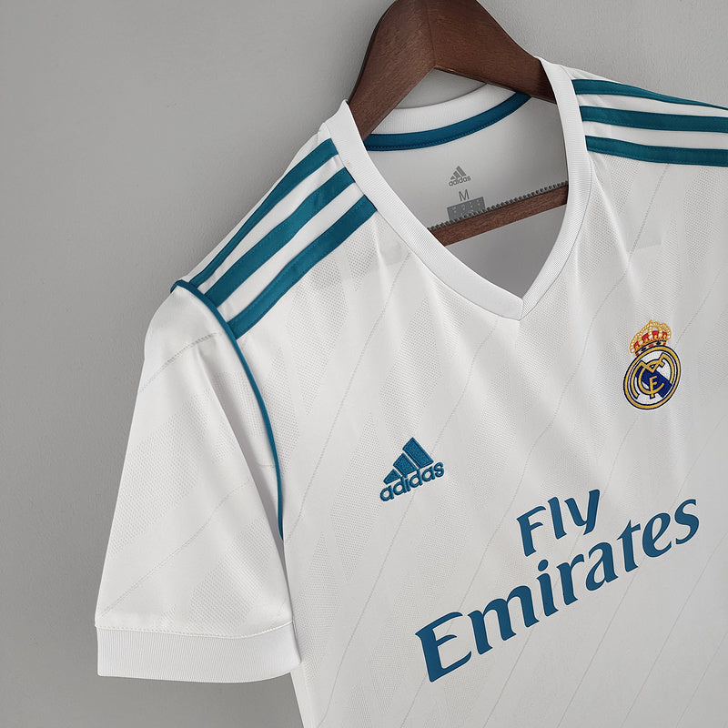 Camisa Real Madrid Home 2017/2018 - Versão Retro