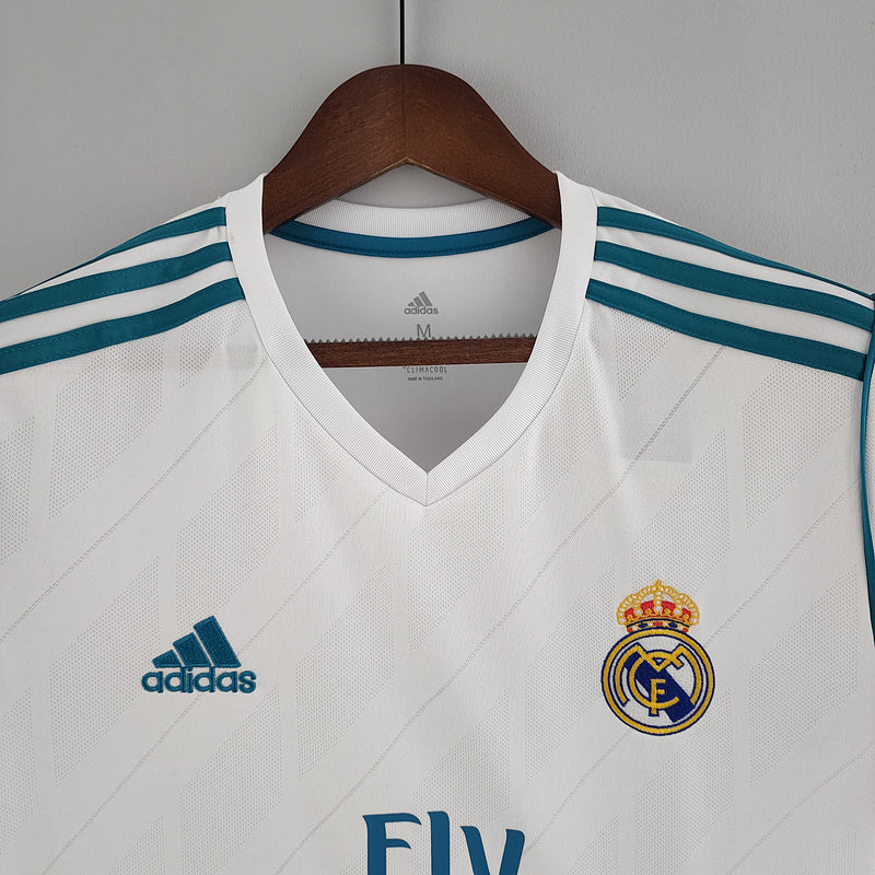 Camisa Real Madrid Home 2017/2018 - Versão Retro