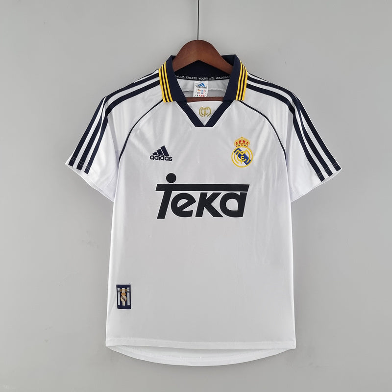 Camisa Real Madrid Home 2000 - Versão Retro