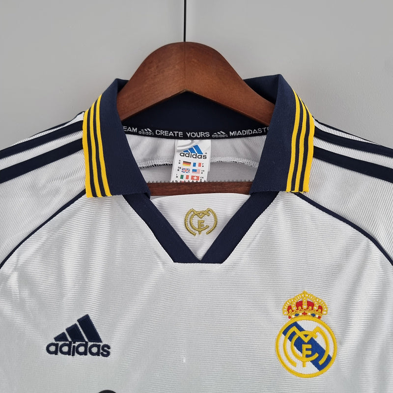 Camisa Real Madrid Home 2000 - Versão Retro