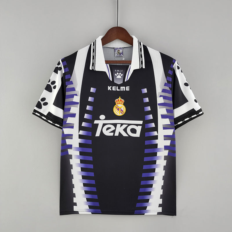 Camisa Real Madrid III Balck 97/98 - Versão Retro