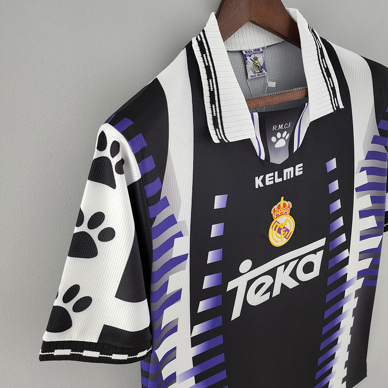 Camisa Real Madrid III Balck 97/98 - Versão Retro