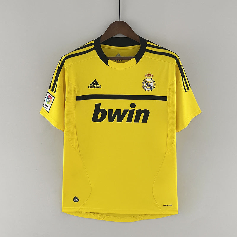 Camisa Real Madrid Goleiro Amarela 11/12 - Versão Retro