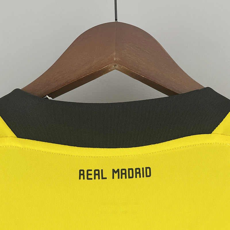 Camisa Real Madrid Goleiro Amarela 11/12 - Versão Retro