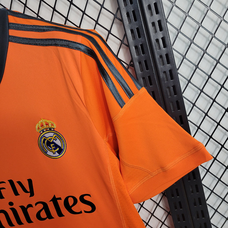 Camisa Real Madrid III Laranja 2013/2014 - Versão Retro