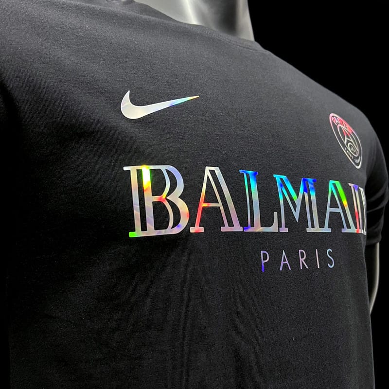 Camisa PSG Balmain Preta Edição Especial - Torcedor Masculina