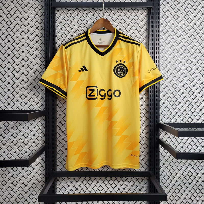 Camisa Ajax Yellow 23/24 - Torcedor Masculina