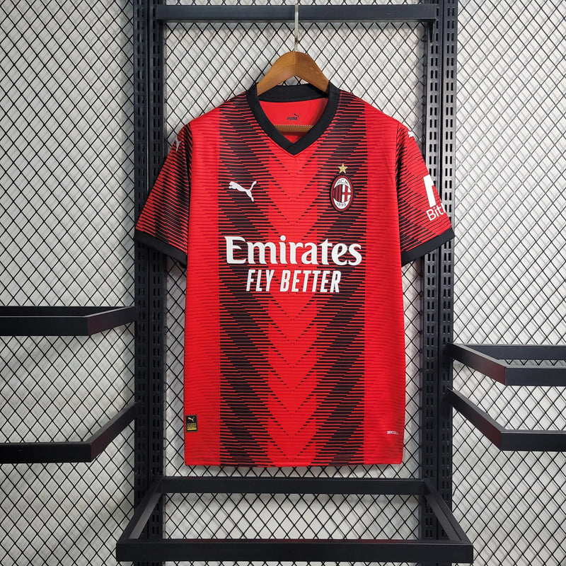 Camisa Milan Home 23/24 - Torcedor Masculina