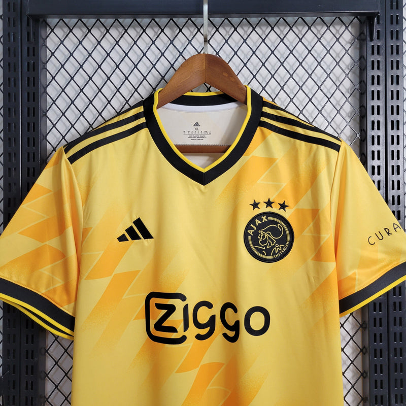 Camisa Ajax Yellow 23/24 - Torcedor Masculina