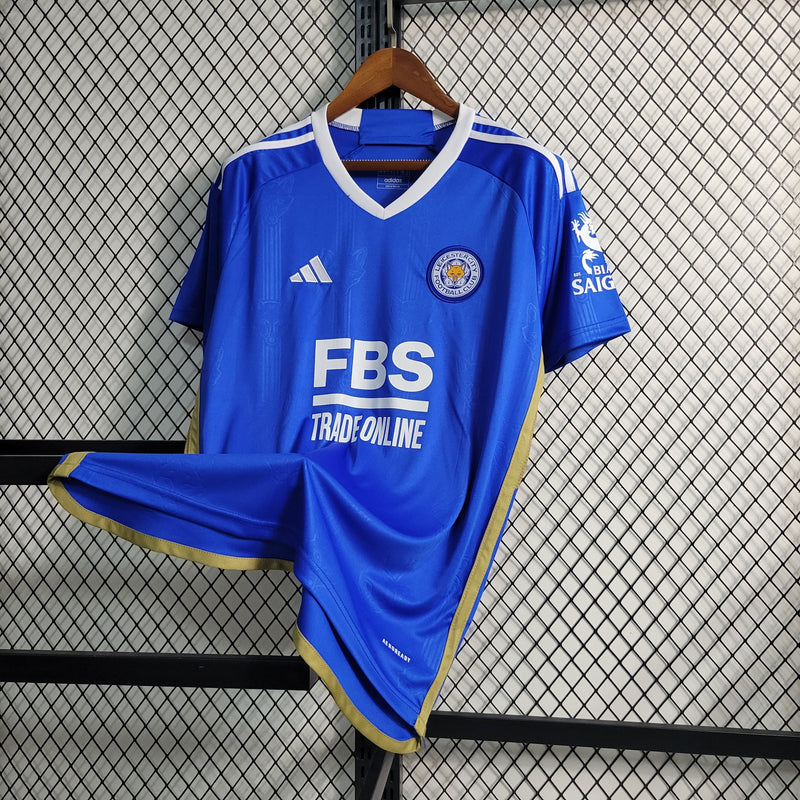 Camisa Leicester Home 23/24 - Torcedor Masculina