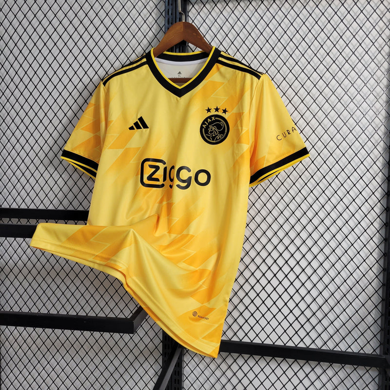 Camisa Ajax Yellow 23/24 - Torcedor Masculina