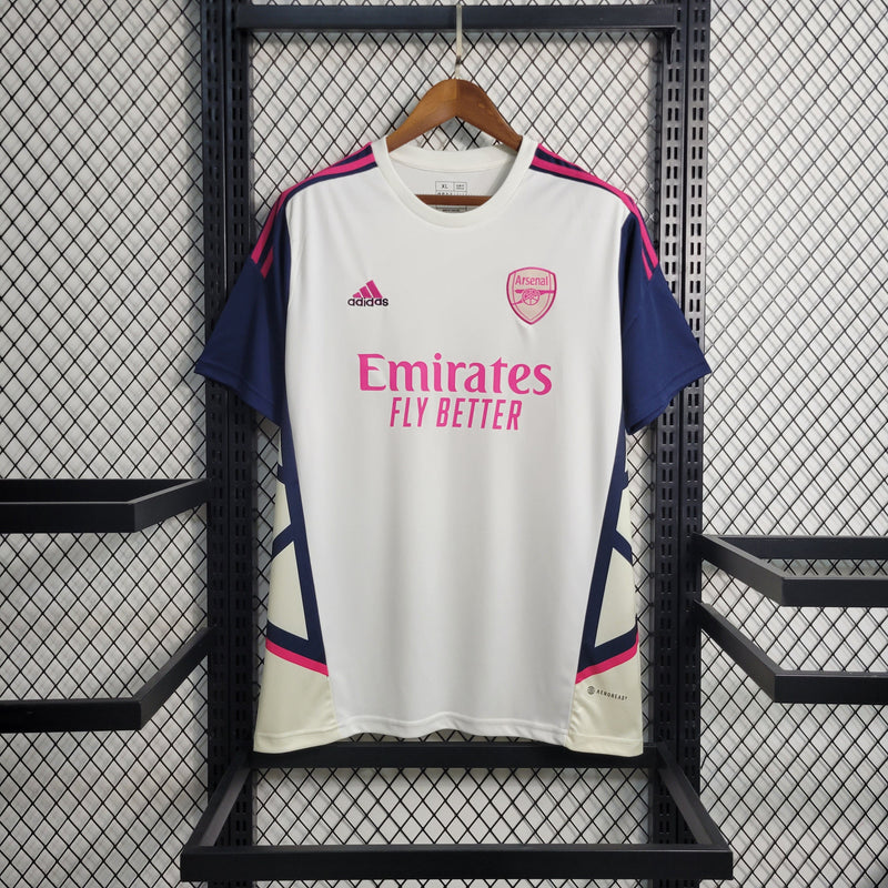 Camisa Arsenal Treino Branco 23/24 - Torcedor Masculina