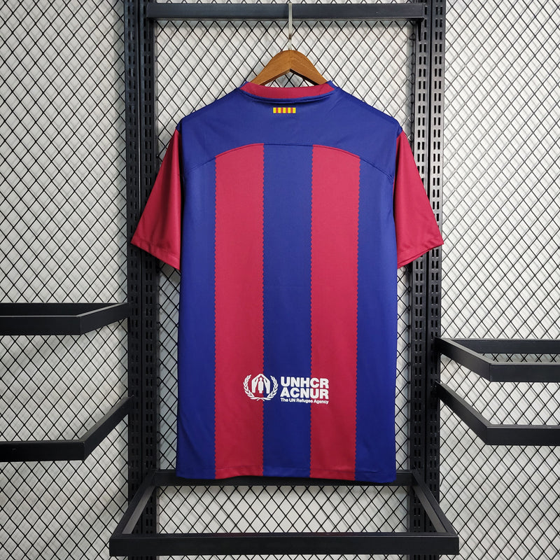 Camisa Barcelona Home 23/24 - Torcedor Masculina